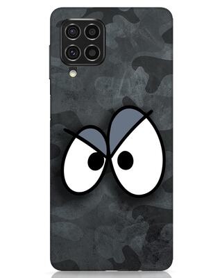 Shop Angry Camo Samsung Galaxy F62 Mobile Covers-Front