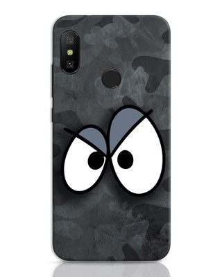 Shop Angry Camo Xiaomi Redmi 6 Pro Mobile Cover-Front