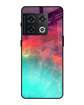 Shop Aura Printed Premium Glass Cover for OnePlus 10 Pro (Shock Proof, Lightweight)-Front