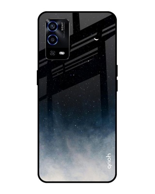 Shop Aura Printed Premium Glass Cover for Oppo A55 (Shock Proof, Lightweight)-Front