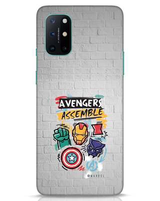 Shop Avengers Assemble OnePlus 8T Mobile Cover (AVL)-Front