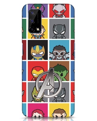 Shop Avengers Chibi 3D Designer Cover for Realme Narzo 30 Pro-Front