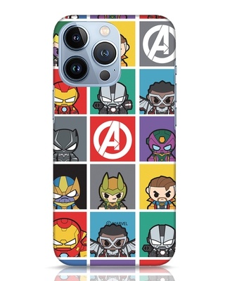 Shop Avengers Chibi  (AVL)iPhone 13 Pro Mobile Cover-Front