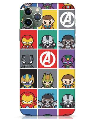 Shop Avengers Chibi iPhone 11 Pro Max Mobile Cover (AVL)-Front