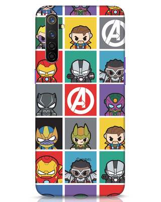 Shop Avengers Chibi Realme 6 Pro Mobile Cover (AVL)-Front