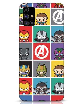 Shop Avengers Chibi  Samsung Galaxy M31s Mobile Cover (AVL)-Front