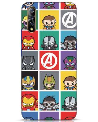 Shop Avengers Chibi Vivo S1 Mobile Cover Mobile Cover (AVL)-Front