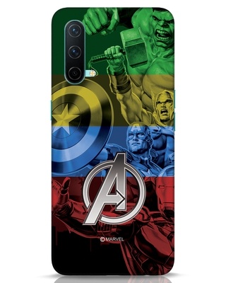 Shop Avengers Color 3D Designer Cover for OnePlus Nord CE-Front
