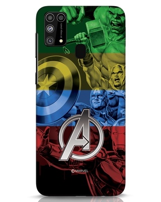 Shop Avengers Color 3D Designer Cover for Samsung Galaxy M31-Front