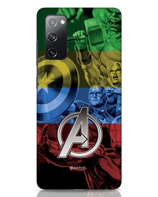 Shop Avengers Color 3D Designer Cover for Samsung Galaxy S20 FE-Front