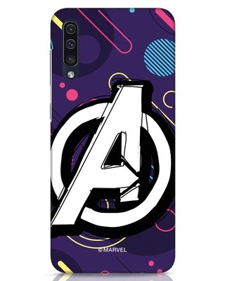 Shop Avengers Doodle Samsung Galaxy A50 Mobile Cover (AVL)-Front