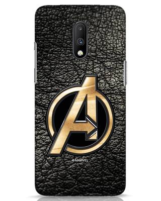 Shop Avengers Gold Logo OnePlus 7 Mobile Cover-Front