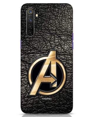 Shop Avengers Gold Logo Realme 6 Mobile Cover-Front