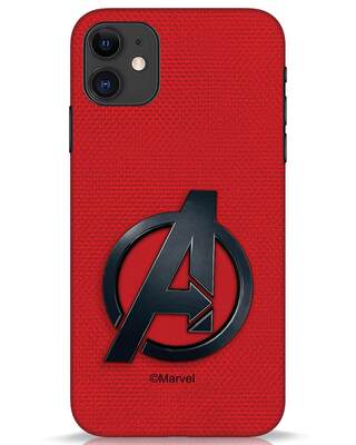 Shop Avengers Red iPhone 11 Mobile Cover (AVL)-Front