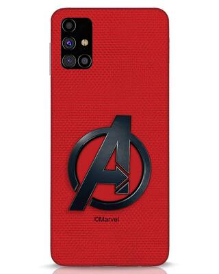 Shop Avengers Red Samsung Galaxy M31s Mobile Cover (AVL)-Front