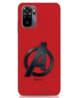 Shop Avengers Red Xiaomi Redmi Note 10 Mobile Cover (AVL)-Front
