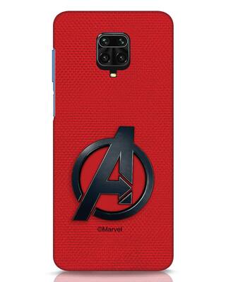 Shop Avengers Red Xiaomi Redmi Note 9 Pro Mobile Cover (AVL)-Front