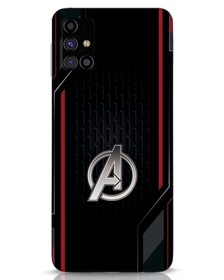 Shop Avengers Sporty 3D Designer Cover for Samsung Galaxy M31s-Front