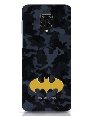 Shop Batman Camo 3D Designer Cover for Xiaomi Redmi Note 9 Pro Max-Front