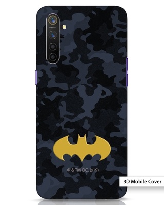 Shop Batman Camo Realme 6 3D Mobile Cover-Front