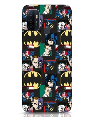 Shop Batman Collage Designer Hard Cover for Oppo A53-Front