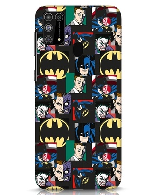 Shop Batman Collage Designer Hard Cover for Samsung Galaxy M31-Front