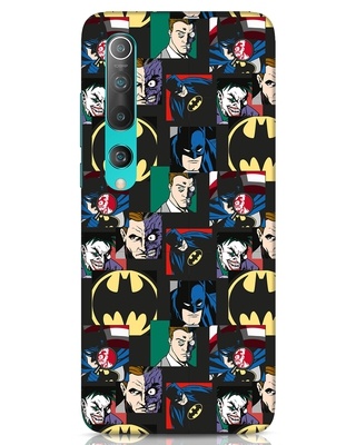 Shop Batman Collage Designer Hard Cover for Xiaomi Mi 10-Front