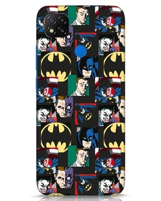 Shop Batman Collage Designer Hard Cover for Xiaomi Redmi 9-Front