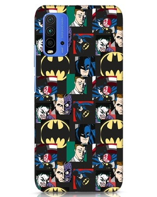 Shop Batman Collage Designer Hard Cover for Xiaomi Redmi 9 Power-Front