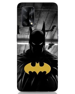Shop Batman Logo 3D Designer Cover for Oppo F19-Front