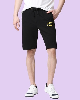 Shop Batman Logo Casual Badge Shorts-Front