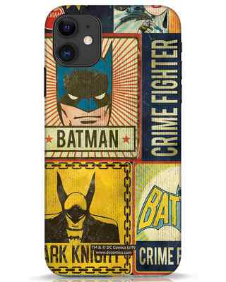 Shop Batman Vintage iPhone 11 Mobile Cover (BML)-Front