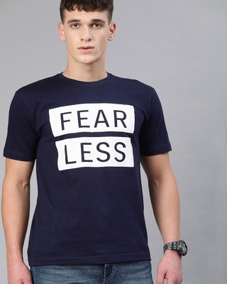 Shop Be Awara Fearless Half Sleeve T-Shirt For Men-Front