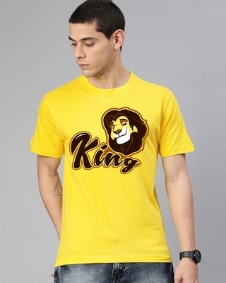 Shop Be Awara King Half Sleeve T-Shirt For Men-Front