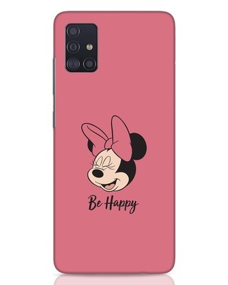 Shop Be Happy Samsung Galaxy A51 Mobile Cover-Front