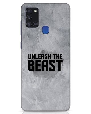 Shop Beast Is Unleashed Samsung Galaxy A21s Mobile Cover-Front