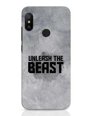 Shop Beast Is Unleashed Xiaomi Redmi 6 Pro Mobile Cover-Front