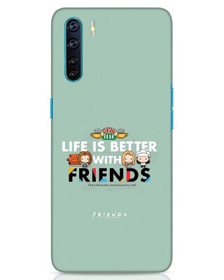 Shop Better Friends Oppo F15 Mobile Cover (FRL)-Front