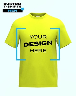 Shop Bewakoof Customizable Men's Green Half Sleeves T-Shirt-Front