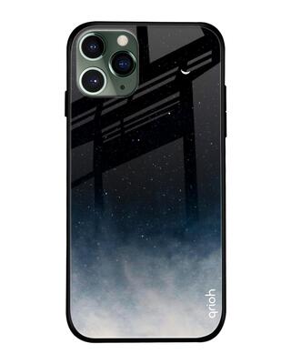 Shop Qrioh iPhone 11 Pro Max Black Aura Glass Case-Front