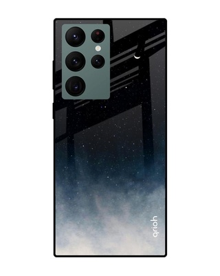 Shop Aura Printed Premium Glass Cover for Samsung Galaxy S22 Ultra 5G (Shock Proof, Lightweight)-Front