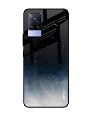 Shop Aura Printed Premium Glass Cover for Vivo V21 (Shock Proof, Lightweight)-Front