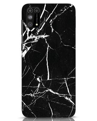 Shop Black Marble Samsung Galaxy M31 Mobile Cover-Front