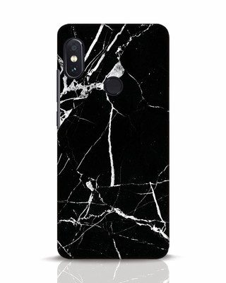 Shop Black Marble Xiaomi Redmi Note 5 Pro Mobile Cover-Front