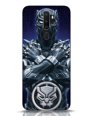 Shop Black Panther 3D Designer Cover for Oppo A5 2020-Front