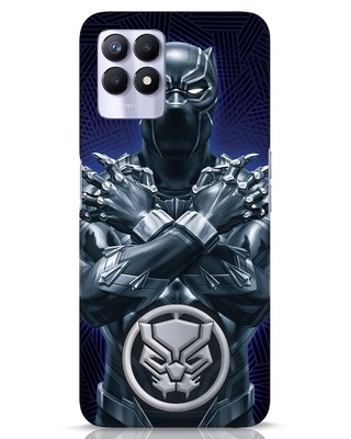 Shop Black Panther 3D Designer Cover for Realme 8i-Front