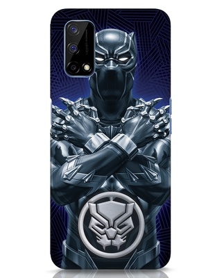 Shop Black Panther 3D Designer Cover for Realme Narzo 30 Pro-Front