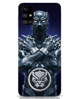 Shop Black Panther 3D Designer Cover for Samsung Galaxy M31s-Front