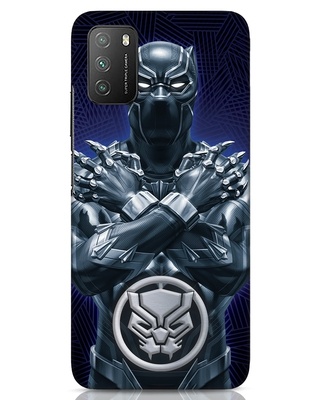 Shop Black Panther 3D Designer Cover for Xiaomi Poco M3-Front