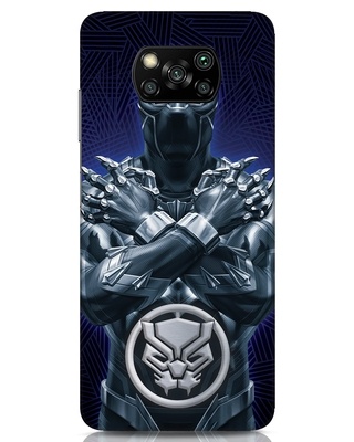 Shop Black Panther 3D Designer Cover for Xiaomi Poco x3-Front